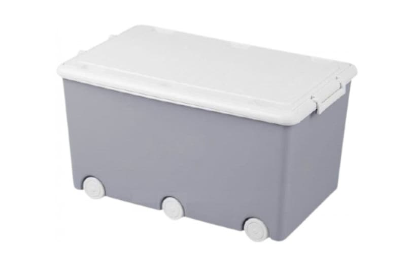 Контейнер з кришкою 58x38x33 см PW-001-106 сірий TEGA
