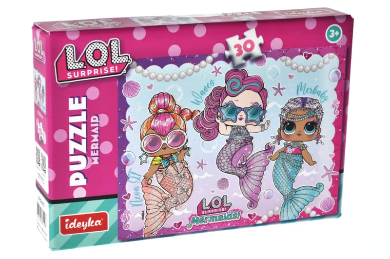 Пазли - 30 елм. - LP30-003 "L.O.L Mermaid" Ideyka