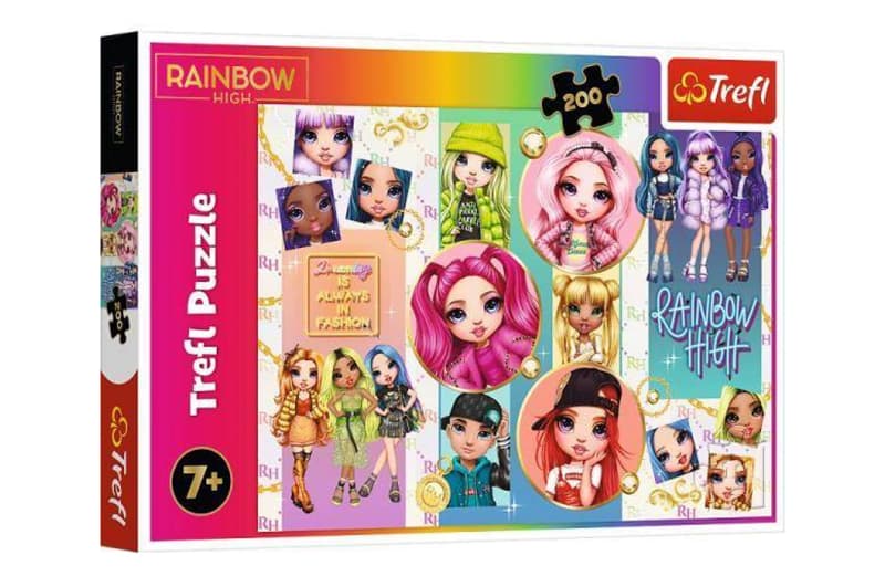 Пазли Trefl MGA Rainbow High!, 200 елементів, 13289