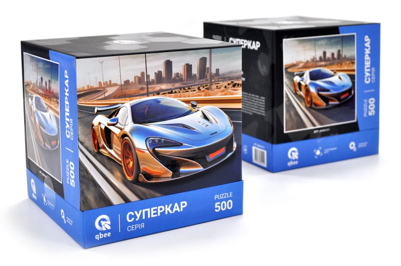 Пазли - 500 елм. - QB500-011 "Суперкар" qbee
