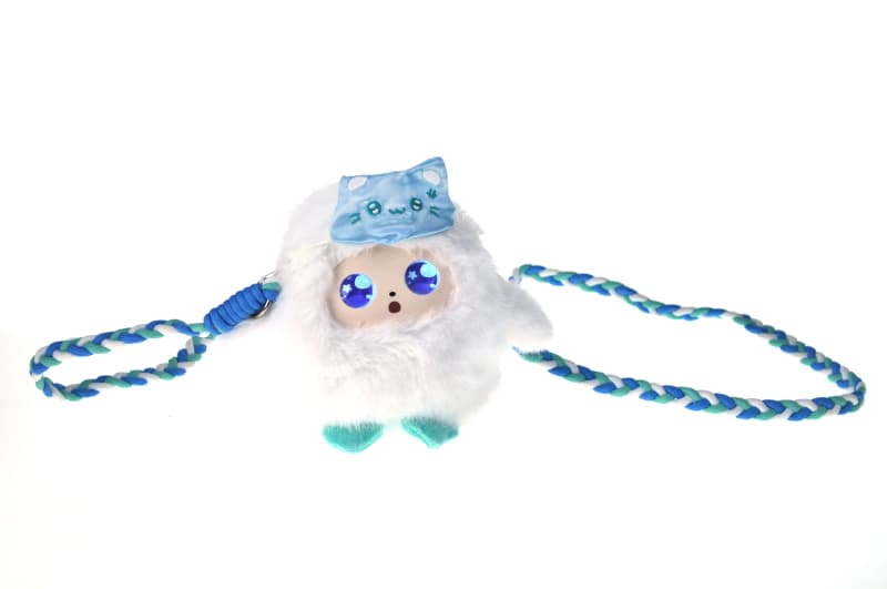 М'яка іграшка-сумочка з ШІ 29572B бірюзовий, штучний інтелект, у коробці, фото 5