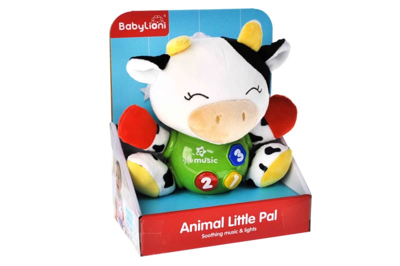 М'яка іграшка BL8009B-2 "Корівка" на батарейках р.22x18,5x11,4 см YG Toys