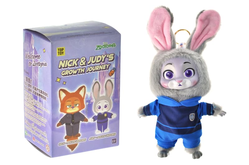 Іграшка-сюрприз м'яка Брелок Зоотрополіс Zootopia 2 СЕЗОН у коробці 20см