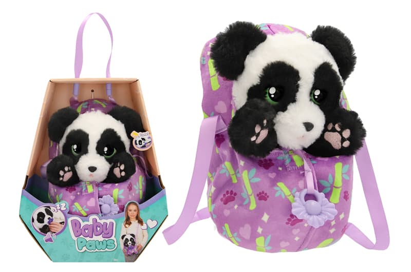 Інтерактивна іграшка 927667IM Baby Paws W3, малюк панда, з аксесуарами Baby Paws