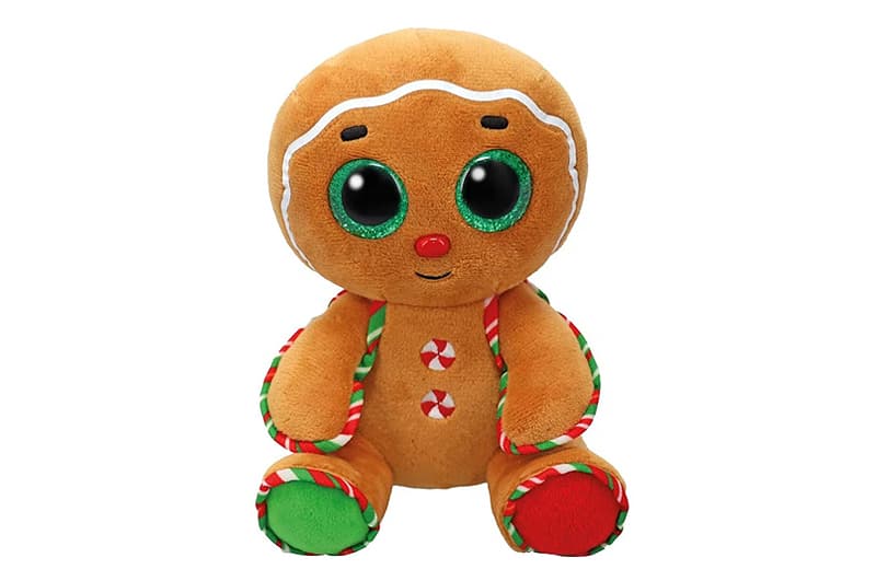 М’яка іграшка 37380 Cristmas "Пряниковий Чоловічок" 15 см TY