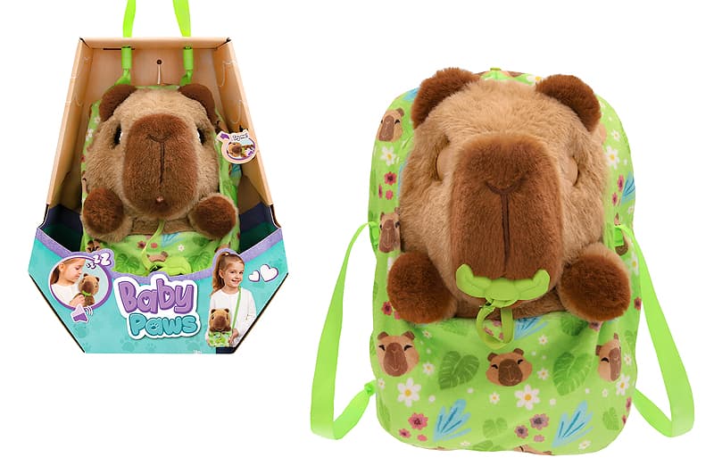 Інтерактивна іграшка 928077IM "КАПІБАРА" з аксесуарами BABY PAWS W4