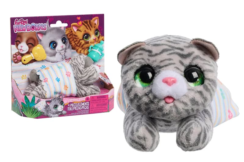 Інтерактивна м’яка іграшка FurReal Кошенятко Newborns, 28073, фото 1