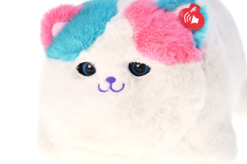 Інтерактивний пухнастий котик  Fluff Pets мявкає, мурчить і реагує на дотики, фото 5