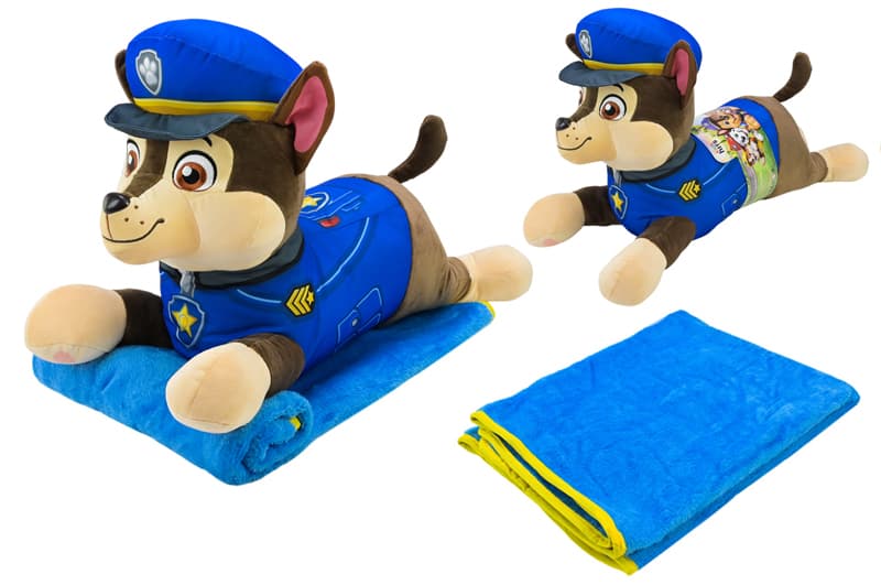 М'яка подушка з пледом KH71/001L Paw Patrol р.60x21x36см, плед 118x80 см Kids Hit