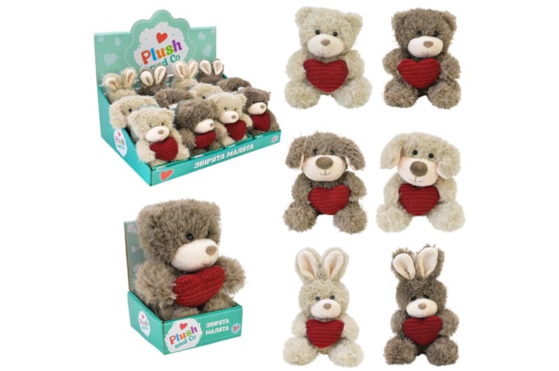 М'яка іграшка PLC25013 Plush and Co 13 см , 2 види, в дисплей боксі