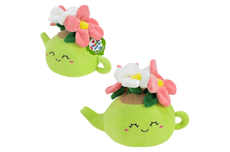 М'яка іграшка PLC25092 вазон з квітами, 21см Plush and Co, фото 1