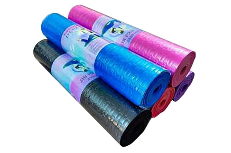 Килимок для йоги та фітнесу YM-0003 EVA, 7 мм, 173×61 см, 4 кольори