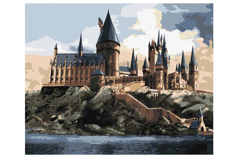 Набір для розпису по номерах 40x50 см KHO6432 "Harry Potter: Гоґвортс вдень" Ideyka