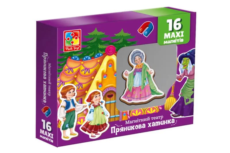 Настільна гра "Магнітний театр. Пряникова хатинка" VT3206-54 VladiToys
