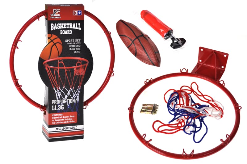 Баскетбольне кільце YC856P-2 металеве р.32x7x38 см YG Toys