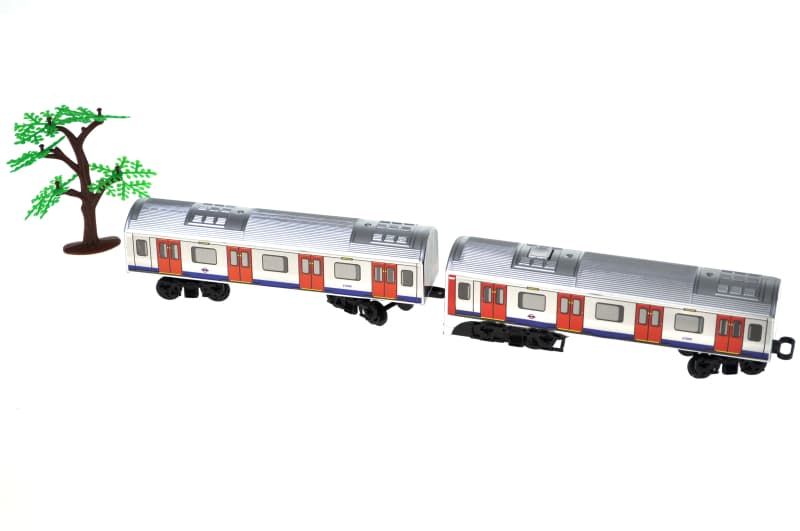 Залізна дорога JHX5507 "Метро" на батарейках, в коробці р.36x6,5x25 см YG Toys, фото 2