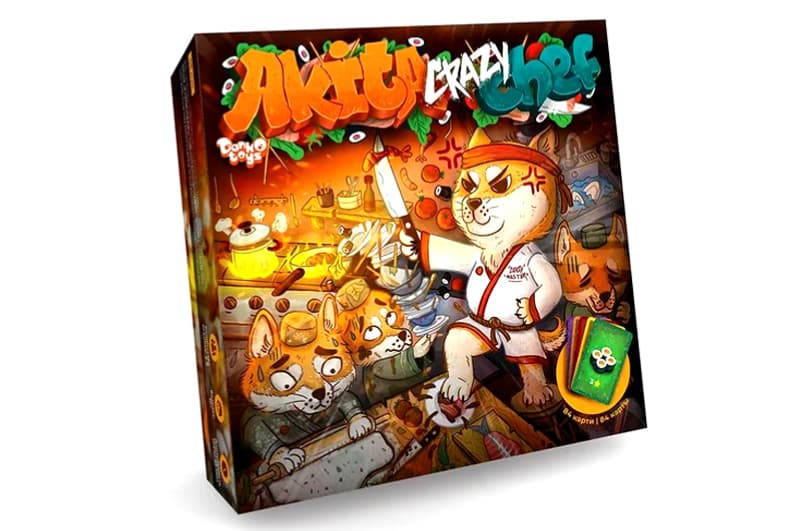 Настільна гра G-ACC-01-01 "Akita Crazy Chef" DANKO