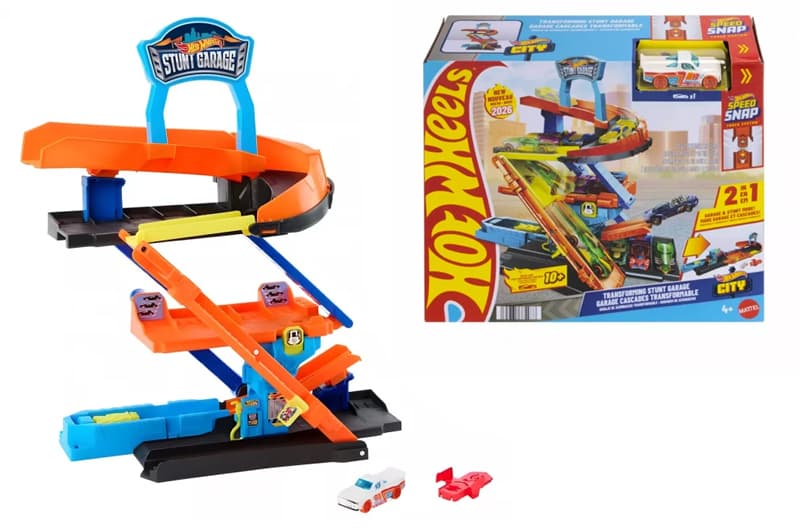 Ігровий Набір JHL94 "Гараж-трансформер для трюків" Hot Wheels