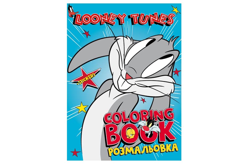 Розмальовка LCB44 WB Looney Tunes: Веселий кролик зі стікерами IDEYKA