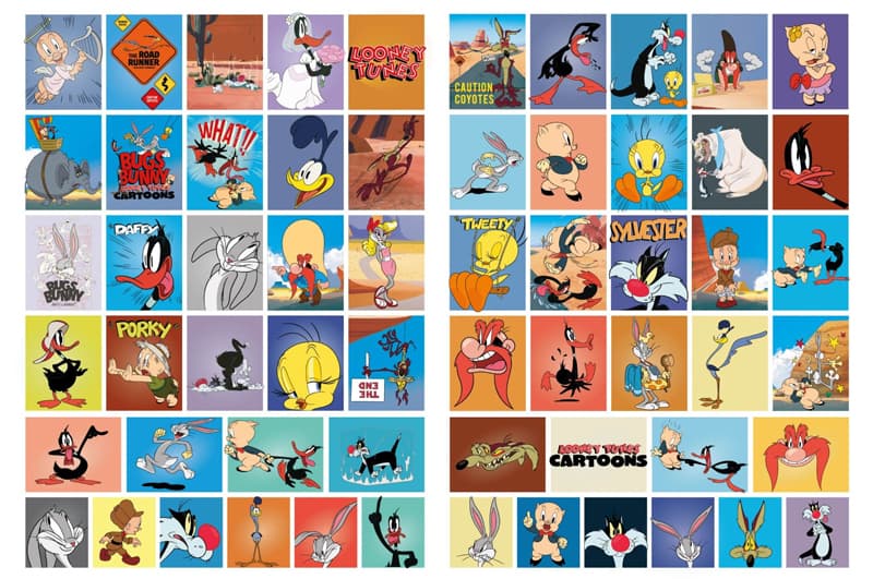 Розмальовка LCB44 WB Looney Tunes: Веселий кролик зі стікерами IDEYKA, фото 2