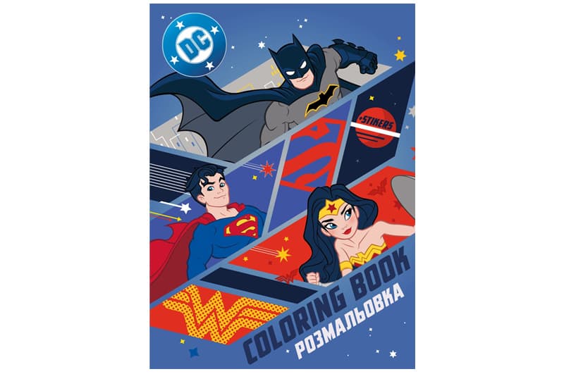 Розмальовка LCB43 WB Super friends: Сильні разом зі стікерами IDEYKA