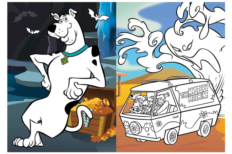 Розмальовка LCB42 WB Scooby-Doo зі стікерами IDEYKA, фото 3
