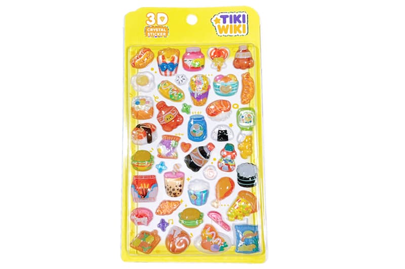 Набір 3D-наліпок 51368 TIKI WIKI серії "Crystal" – ТІКІ СМАКОЛИКИ