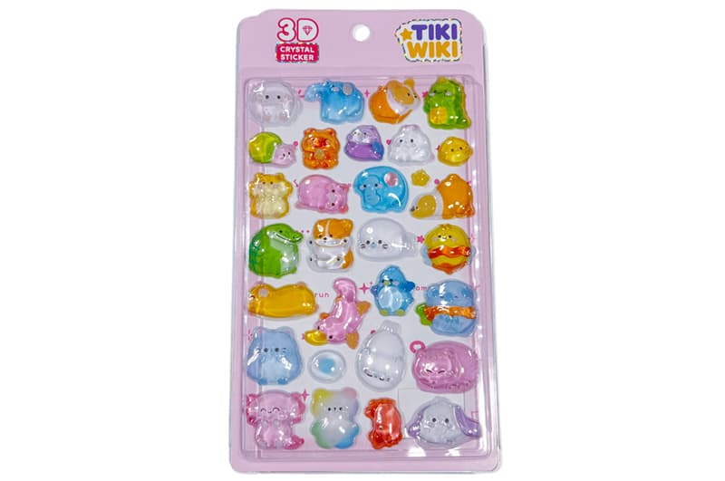 Набір 3D-наліпок 51369 TIKI WIKI серії "Crystal" – ТІКІ МИЛІ ТВАРИНКИ