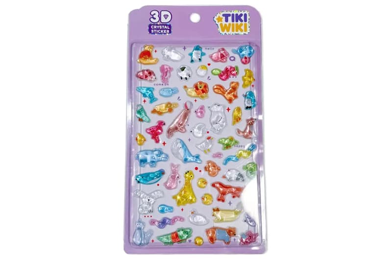 Набір 3D-наліпок 51428 TIKI WIKI серії "Crystal" – ТІКІ ВЕСЕЛІ ТВАРИНКИ