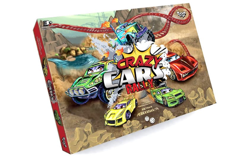 Настільна гра DTG93R "Crazy Cars Rally" DANKO