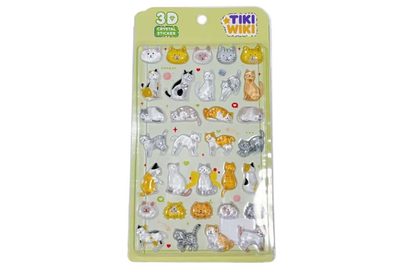 Набір 3D-наліпок 51429 TIKI WIKI серії "Crystal" – ТІКІ КОТИКИ