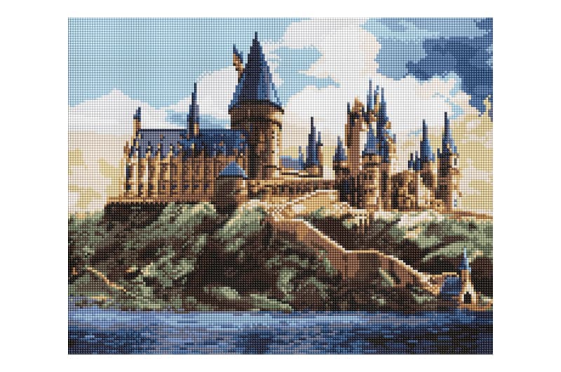 Набір з алмазною мозаїкою WB AMO20360 "Harry Potter: Гоґвортс вдень"