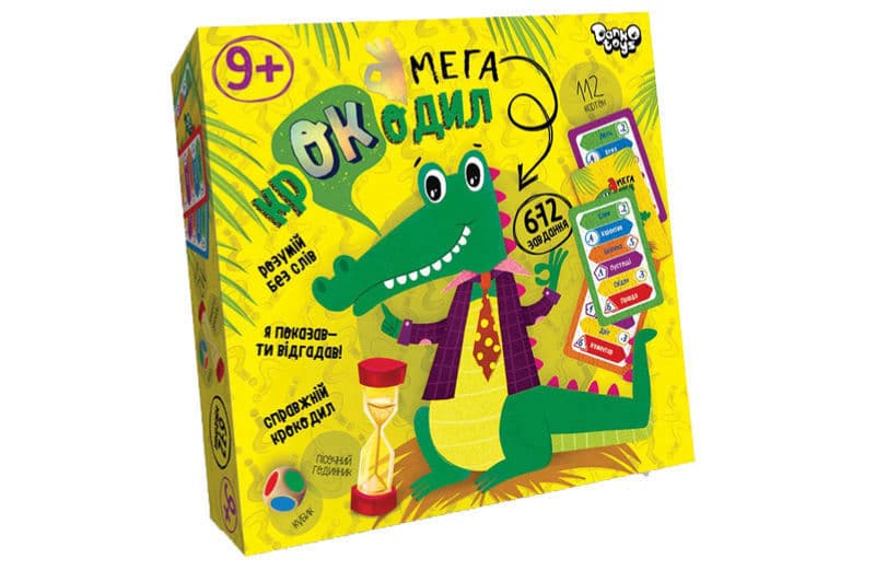 Настільна гра CROC-03-01U "Мега-крокодил" DANKO