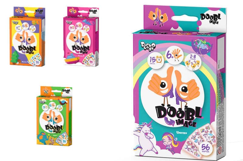 Настільна гра DBI-02-01U,02U,03U,04U "Doobl Image" міні DANKO