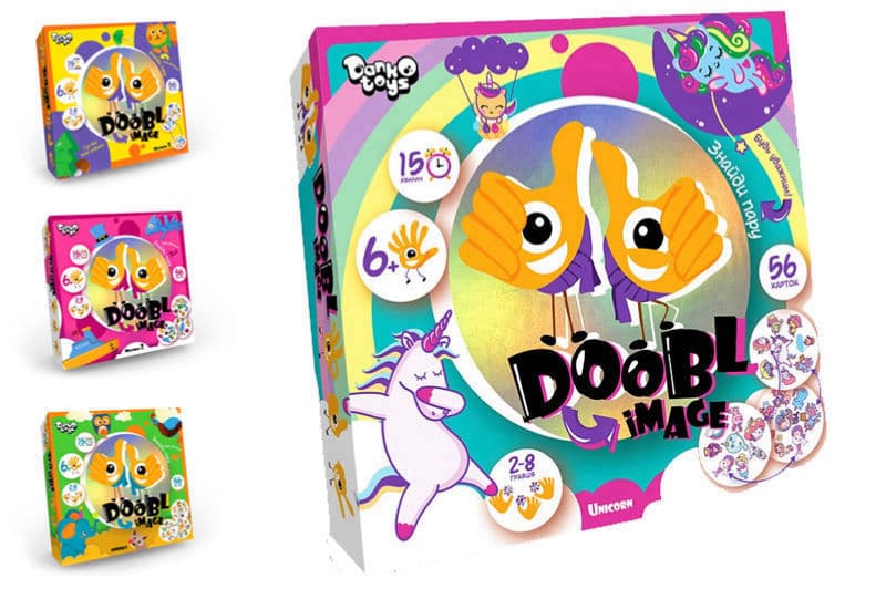 Настільна гра DBI-01-01U,02U,03U,04U "Doobl Image" велика DANKO