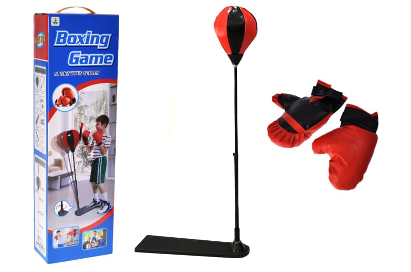 Боксерська груша DQ-150 на стійці в коробці р.53,5x9x16,5 см YG Toys