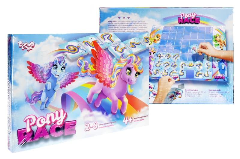 Настільна гра G-PR-01-01 "Pony Race" DANKO