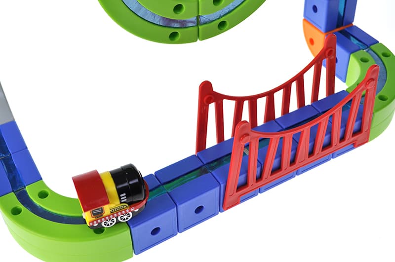 Залізниця магнітна RDF-1135C, акумулятор, 86 дет., короб.,, фото 3
