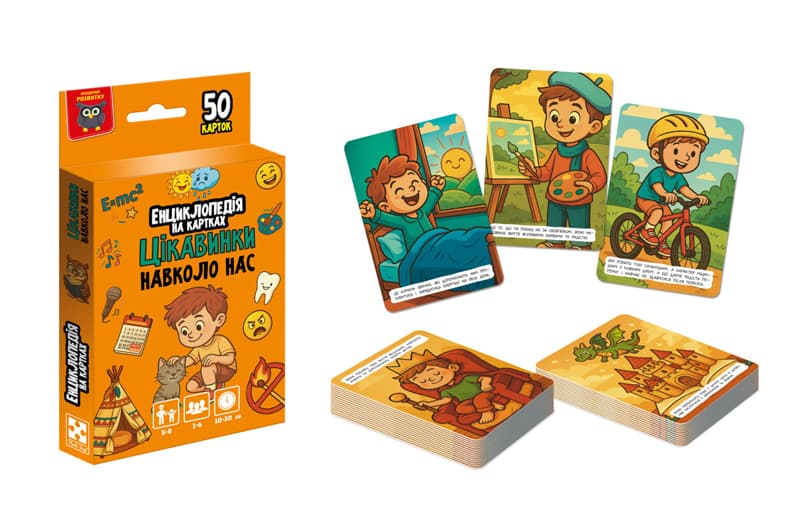 Енциклопедія на картках VT6002-02 "Цікавинки навколо нас" Vladi Toys, фото 2