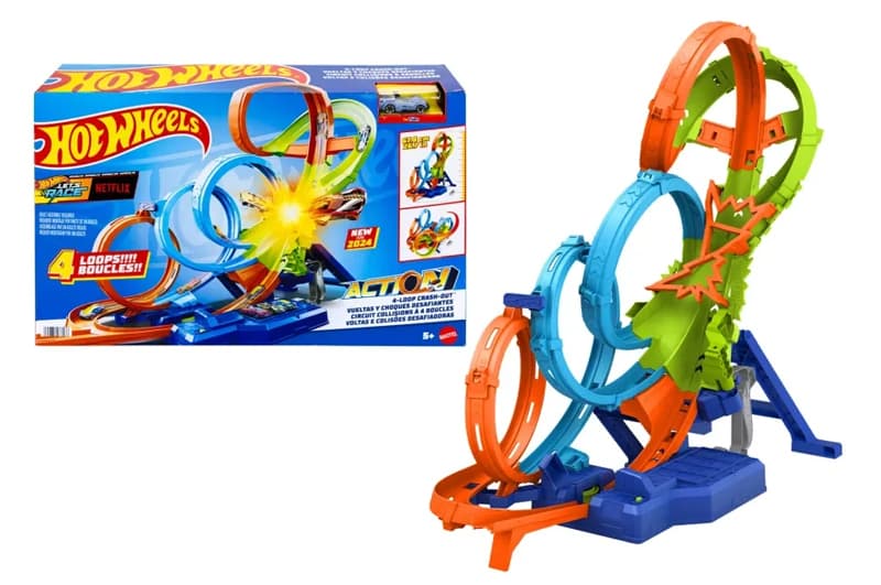 Трек "Шалені віражі та петлі" HXR70 Hot Wheels