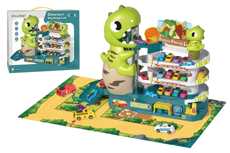 Паркінг 3310A "Діно" на батарейках, в коробці р.39x15,8x35,5 см YG Toys