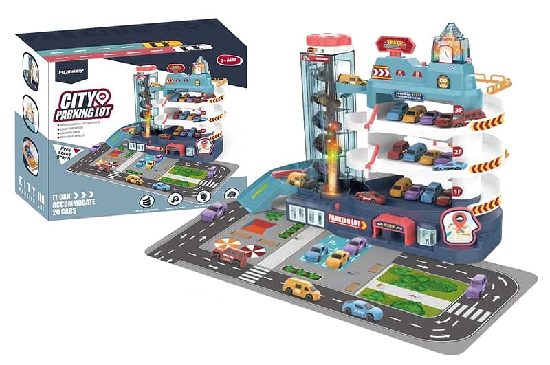 Паркінг 3301A на батарейках, в коробці р.35,5x15,5x28,5 см YG Toys