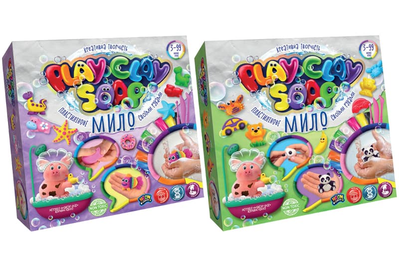 Набір для творчості PCS-01-01U,02U "Пластилінове Мило "PLAY CLAY SOAP" великий DANKO