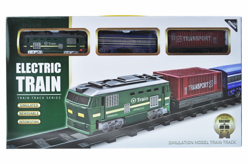 Залізниця XZ025 на батарейках, в коробці р.42.5x6.5x24 см YG Toys
