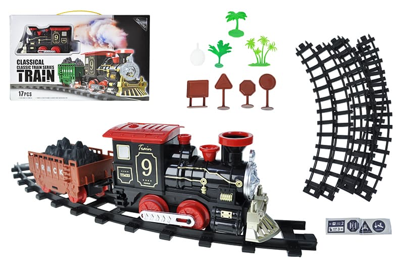 Залізниця XZ001 на батарейках, в коробці р.35x6x23 см YG Toys