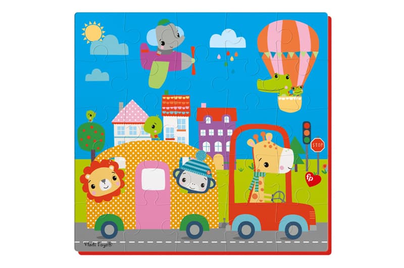 Пазли фомові "Fisher-Price. Місто" VT1109-05 VladiToys, фото 2