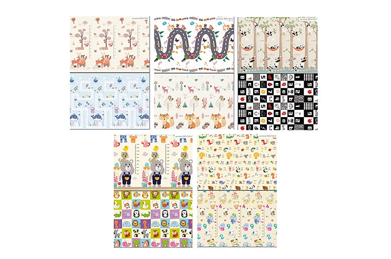 Килимок складний XPE-16/17/18/19/20NEW 5кол. 180x1x150 сумка 89x7.3x39 XPE CARRELLO
