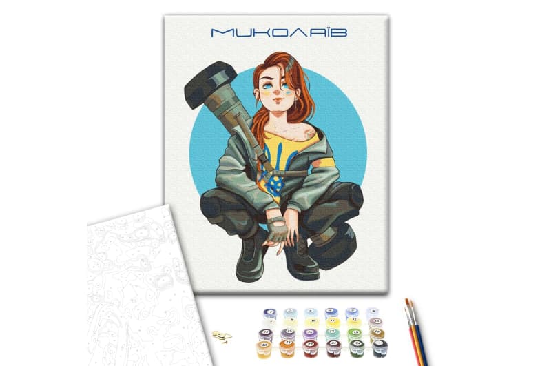 Картина за номерами: Відважний Миколаїв BS53110 р. 40*50 см. Brushme