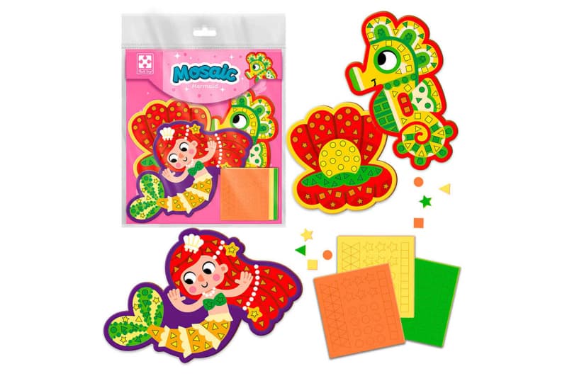 Набір для творчості Vladi Toys «М'яка мозаїка. Русалонька» VT4511-07