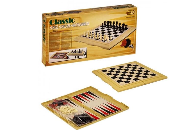 Шахи 3в1 1777 в коробці р.41x20,7x6см YG Toys